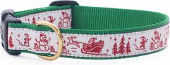 Up Country Christmas Toile Dog Collar, Wide: XX-Large