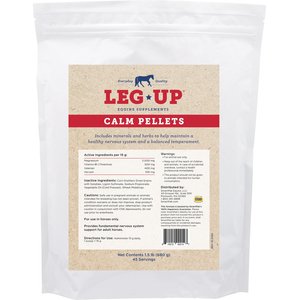 SmartPak Leg Up Calm Pellets Calming Supplement for Horses, 1.5-lb
