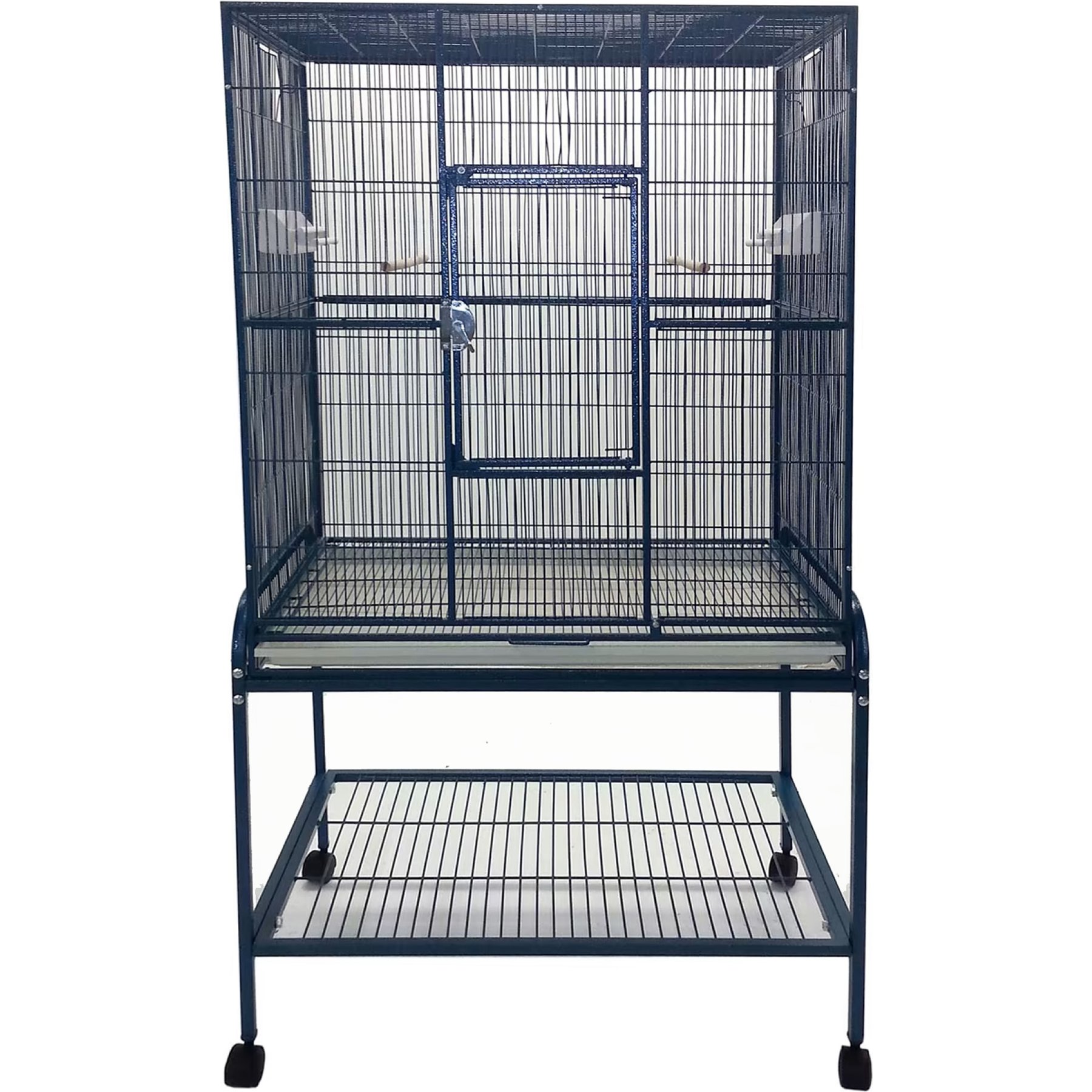 A&E Cage Company Flight Bird Cage & Stand, Blue