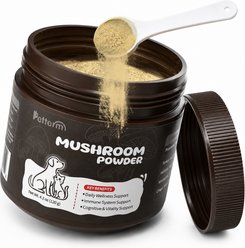 Petterm Tail Mushroom Vitamins & Minerals powder Immune Supplement for Dogs & Cats, 120-g