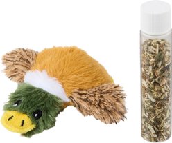 Frisco Mallard Duck Plush Cat Toy with Refillable Catnip
