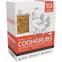 COOHGRUBS Dried Black Soldier Fly Larvae Chicken Treat, 10-lb box