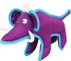 Pet Life Animal Dura-Chew Reinforce Stitched Durable Water Resistant Plush Chew Tugging Dog Toy, Purple