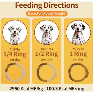 N-Bone Puppy Teething Ring Chicken Flavor Dental Dog Treats, 6 count