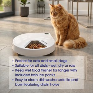 Cat Mate C500 Digital 5 Meal Automatic Dog & Cat Feeder
