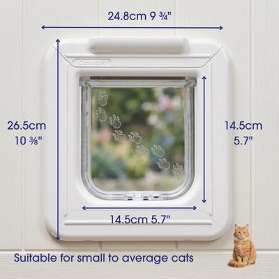 CAT MATE Elite Super Selective Microchip & I.D. Disc Cat Flap