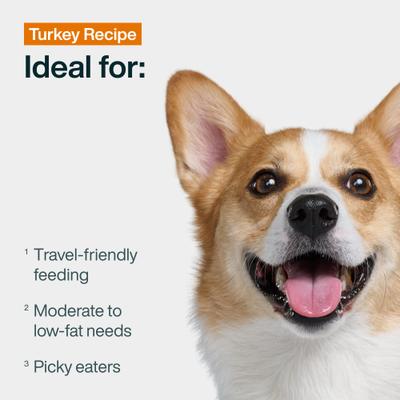 Show full view: JustFoodForDogs JustFresh Human Grade Home-Cooked Turkey Recipe Fresh Dog Food, 12-oz pouch, bundle of 14  slide 3 of 10