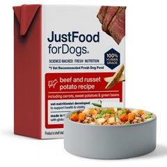 JustFoodForDogs Pantry Fresh Beef & Russet Potato Fresh Dog Food, 12.5-oz pouch, case of 1