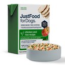 JustFoodForDogs Pantry Fresh Chicken & White Rice Fresh Dog Food, 12.5-oz pouch, case of 12