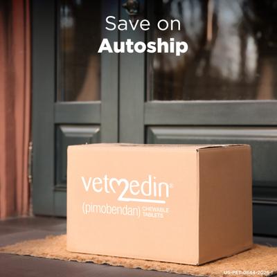 Show full view: Vetmedin (pimobendan) Chewable Tablets for Dogs, 50 tablets, 2.5-mg slide 9 of 10