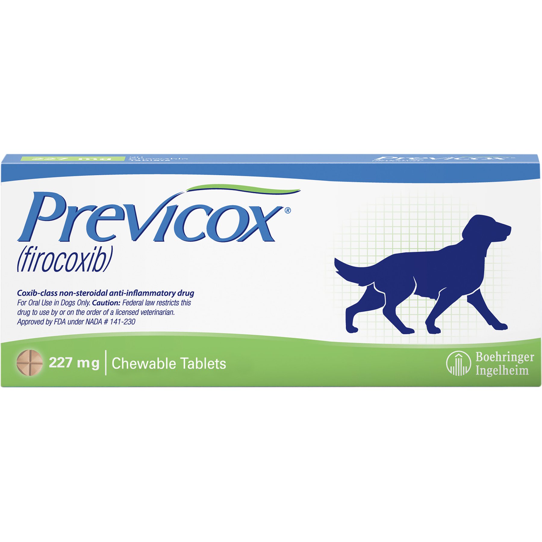 Previcox 227-mg Chewable Tablets for Dogs, 1 tablet