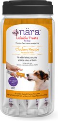 Cafe Nara Chicken Flavored Mousse Lickable Dog Treats, 12.5-oz jar, 25 count slide 1 of 5