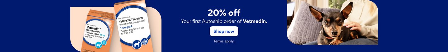 20% off your first autoship order of Vetmedin