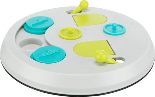 Show full view: TRIXIE Strategy Flip Board Small Pet Snack Game Toy, White & Green, Medium slide 6 of 7