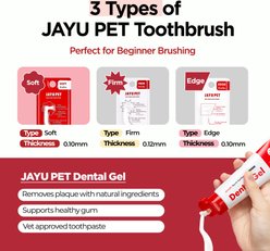 JAYU PET Soft Bristles Dog Dental Care Brush slide 2 of 9