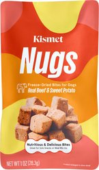 Kismet Beef & Sweet Potato Nugs Freeze-Dried Dog Treats, 1-oz bag