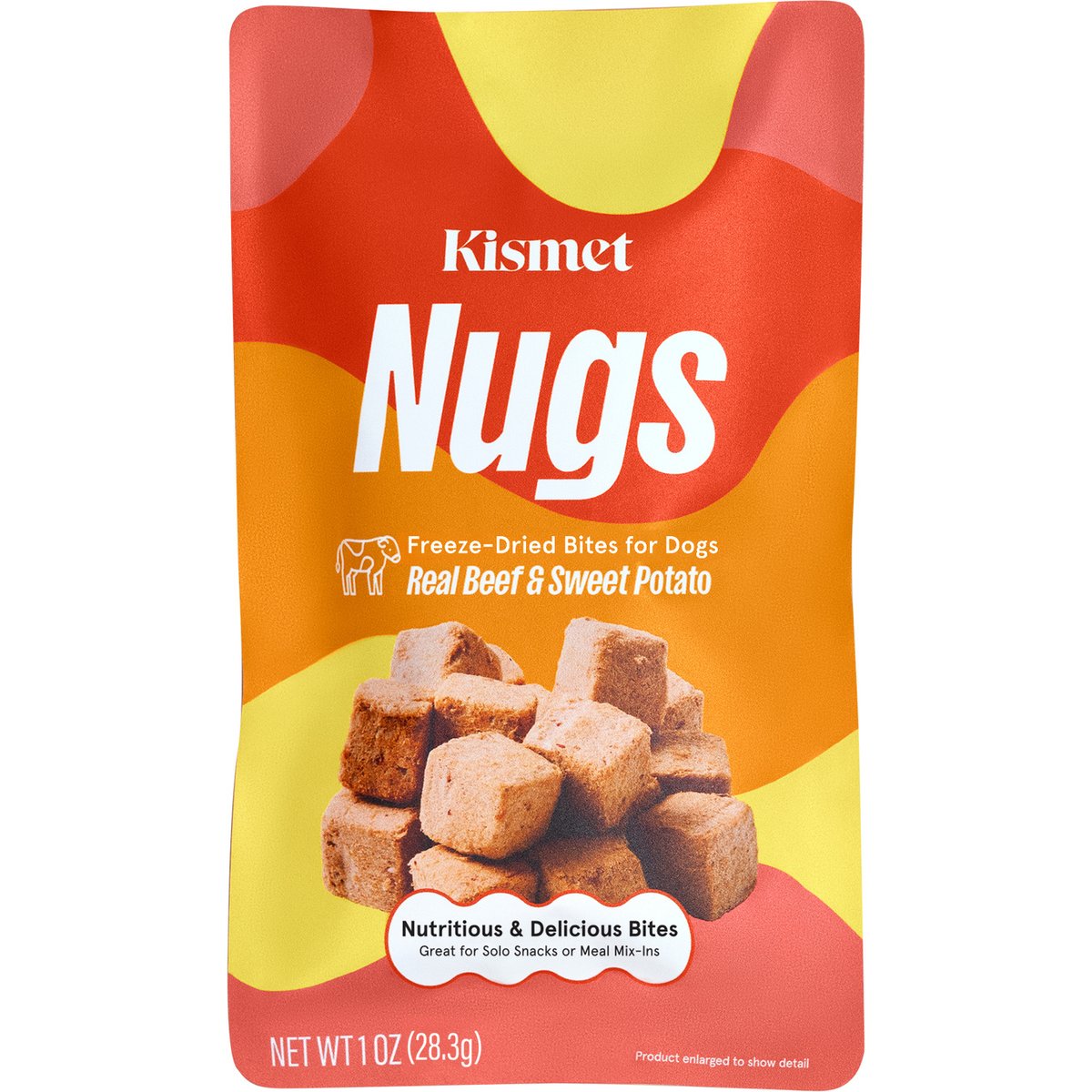 Kismet Beef & Sweet Potato Nugs Freeze-Dried Dog Treats, 1-oz bag