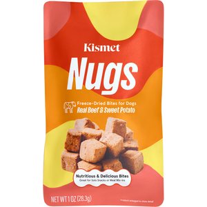 Kismet Beef & Sweet Potato Nugs Freeze-Dried Dog Treats, 1-oz bag