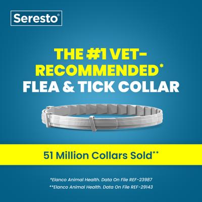 Show full view: Seresto Flea & Tick Collar for Dogs, up to 18-lbs, 1 Collar (8-mos. supply) slide 4 of 10