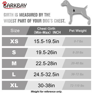 BARKBAY Front Clip Reflective No Pull Dog Harness, Pink, Large: 24.5 to 32.5-in chest