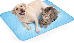 Supet Summer Cooling Mat & Sleeping Pad Dog Bed, Blue, 24 x 20-in