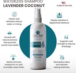 Lillian Ruff Waterless Dog Shampoo, Lavender Coconut Scented, 16-fl oz bottle slide 2 of 5