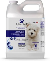 Lillian Ruff Berry Blue Brightening Dog & Cat Face & Body Wash, 128-fl oz bottle slide 1 of 6