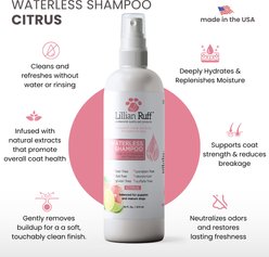 Lillian Ruff Waterless Citrus Dog & Cat Shampoo, 16-fl oz bottle slide 2 of 5