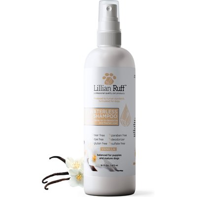 Lillian Ruff Lillian Ruff Waterless Vanilla Dog & Cat Shampoo, 16-fl oz bottle