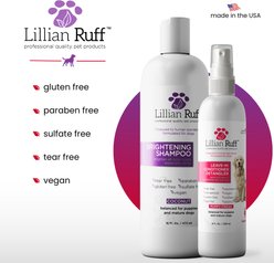 Lillian Ruff Brightening Dog & Cat Shampoo & Leave in Conditioner Set, 16-fl oz & 8-fl oz bottle slide 2 of 6