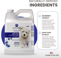 Lillian Ruff Berry Blue Brightening Dog & Cat Face & Body Wash, 128-fl oz bottle slide 2 of 6