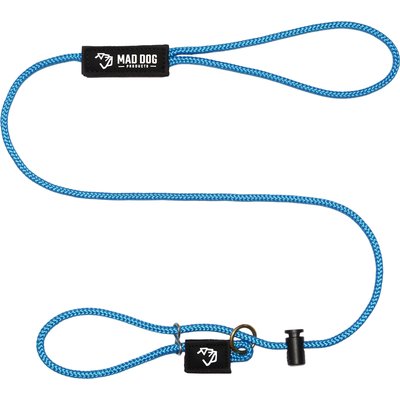 Mad Dog Products Mad Dog Products Premium Rope Easy Leader Nylon Slip Lead Dog Leash, Royal Blue, 6-ft long, 1/4-in wide