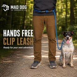 Mad Dog Products Hands Free Dog Leash, Purple, 10-ft long, 3/8-in wide slide 2 of 9