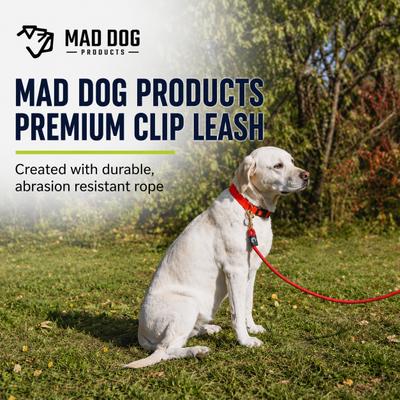 Show full view: Mad Dog Products Premium Rope Dog Leash, Orange, 6-ft long, 3/8-in wide slide 4 of 9