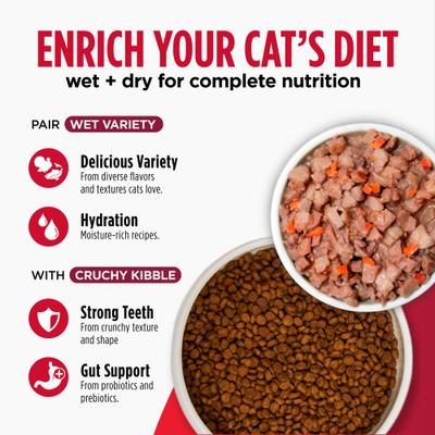 Show full view: Nulo FreeStyle Indoor Duck & Cod Recipe with Omega Fatty Acids High Protein & Grain-Free Dry Cat Food, 14-lb bag slide 8 of 12