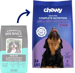 Chewy Made Complete Nutrition High Protein Grain-Free Lamb & Sweet Potato Recipe Dry Dog Food (FORMERLY AMERICAN JOURNEY), 24-lb bag