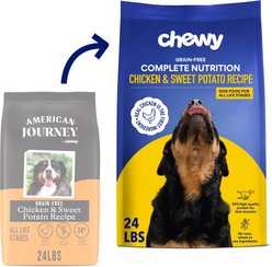 Chewy Made Complete Nutrition High Protein Grain-Free Chicken & Sweet Potato Recipe Dry Dog Food (FORMERLY AMERICAN JOURNEY), 24-lb bag