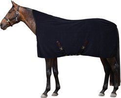 Horze Helsinki Cozy Fleece Horse Cooler, Seaborne Navy, 84-in