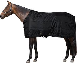 Horze Cairo Infrared Therapy Horse Stable Blanket, Black, 84-in