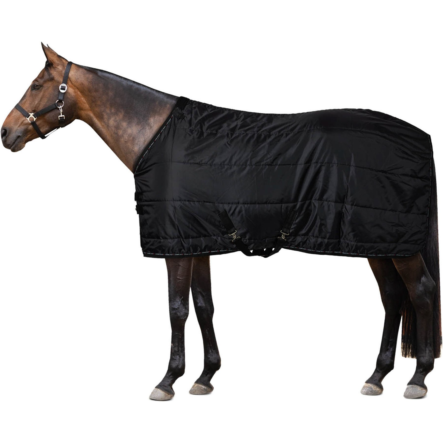 Horze Cairo Infrared Therapy Horse Stable Blanket, Black, 75-in