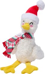 Frisco Christmas Goose Plush Kicker Cat Toy with Silvervine & Catnip
