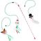 Show in main carousel: Frisco Christmas Reindeer, Santa & Snowman Interchangeable Teaser Wand Cat Toy with Silvervine & Catnip, 3 count slide 1 of 6