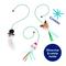 Show in main carousel: Frisco Christmas Reindeer, Santa & Snowman Interchangeable Teaser Wand Cat Toy with Silvervine & Catnip, 3 count slide 3 of 6