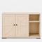 Show in main carousel: LALFPET Lattice Grid Cabinet Dog-Proof Side Outlet Cat Litter Box Enclosure, Natural slide 1 of 8