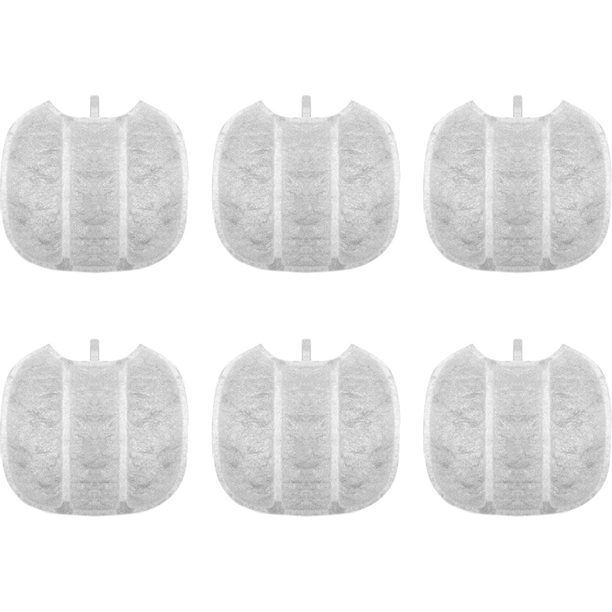 Happy & Polly Moonlight Smart Wireless Cat Water Fountain Replacement Filter, 71-oz, 6 count