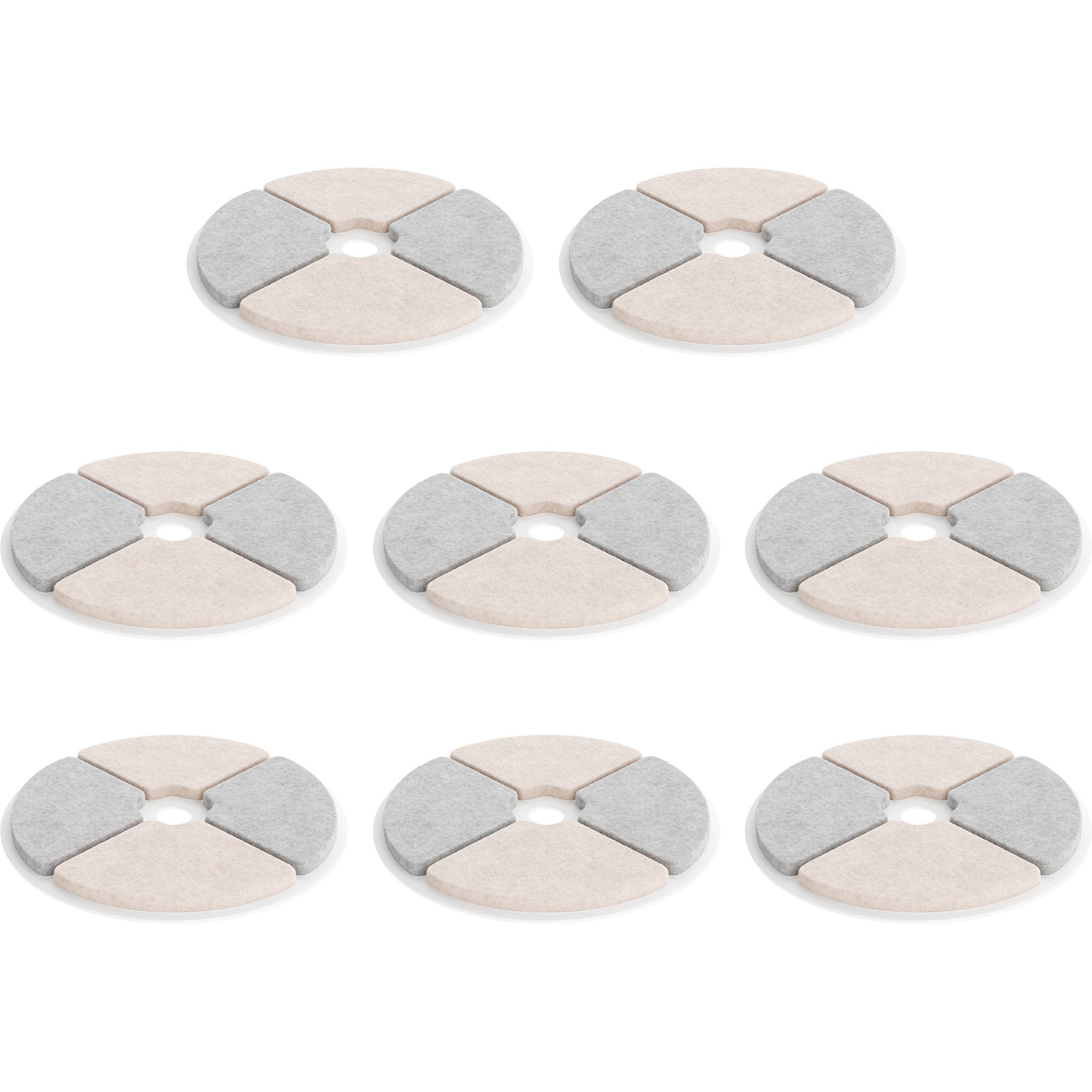 Happy & Polly Cloud Cat Water Fountain Filters, 8 count
