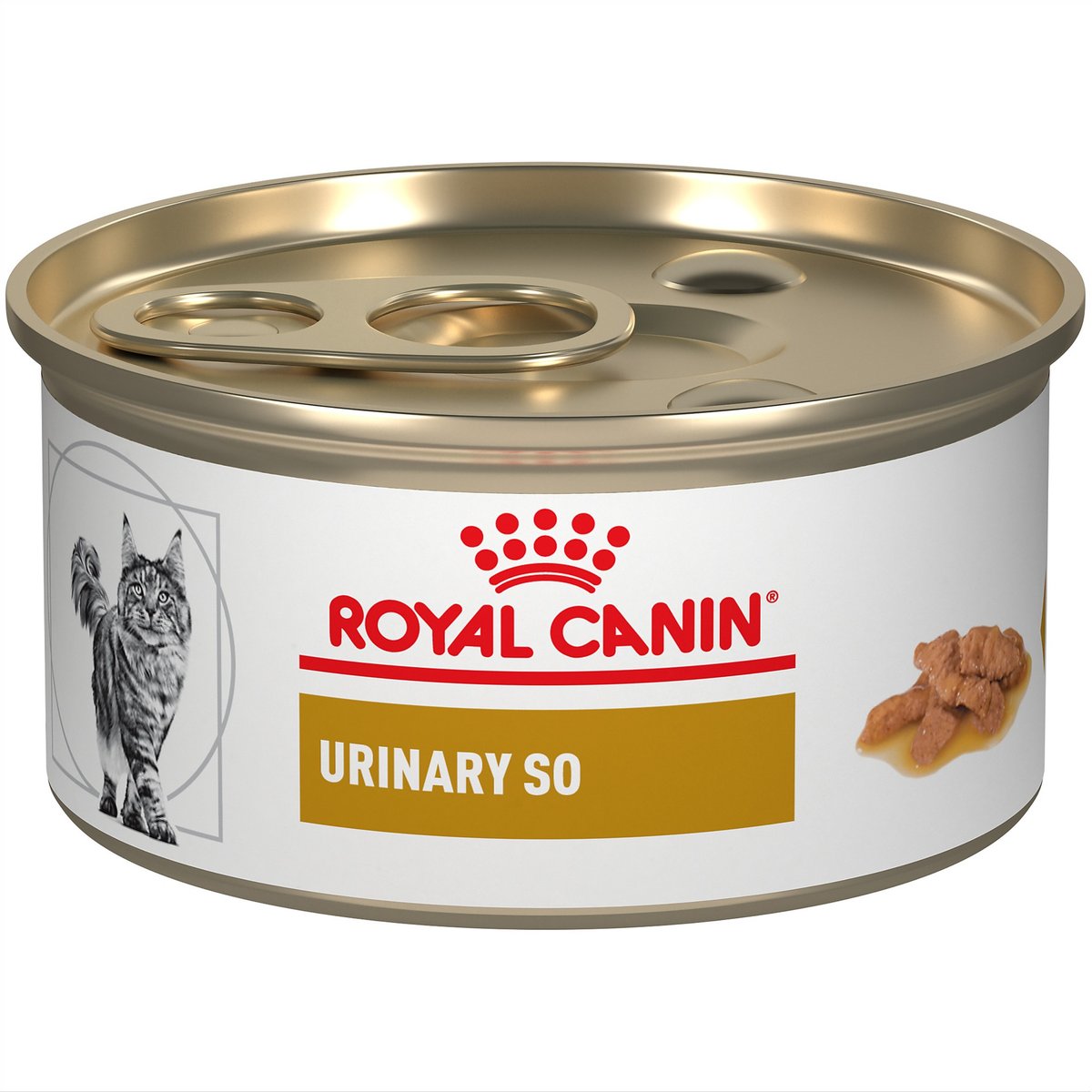 Royal Canin Veterinary Diet Urinary SO Morsels Cat Food, 3-oz, 24 ct