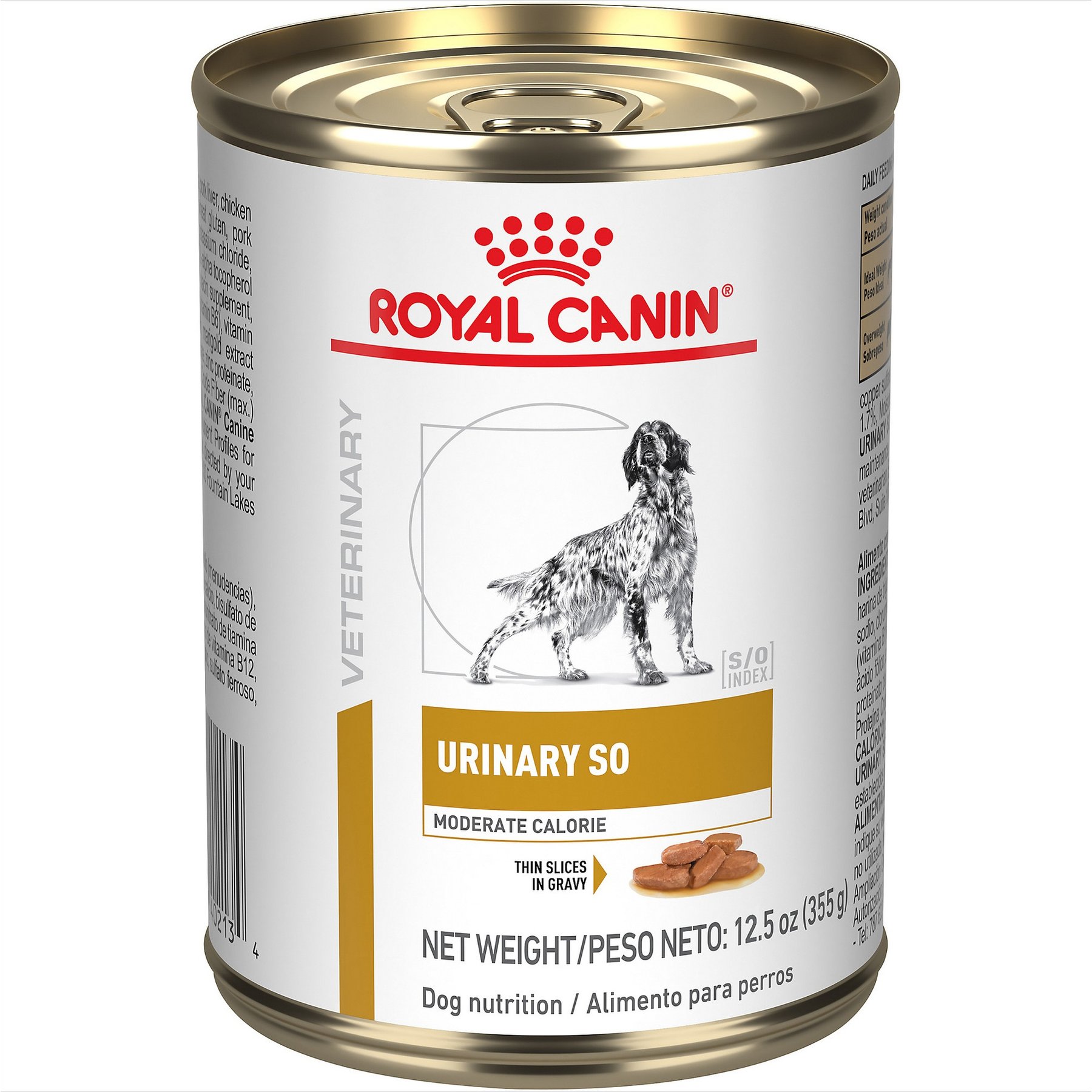 Royal Canin Veterinary Diet Urinary SO Canned Dog Food, 12.7-oz can