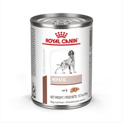 Royal Canin Veterinary Diet Adult Hepatic Loaf Canned Dog Food, 13.7-oz can, case of 24