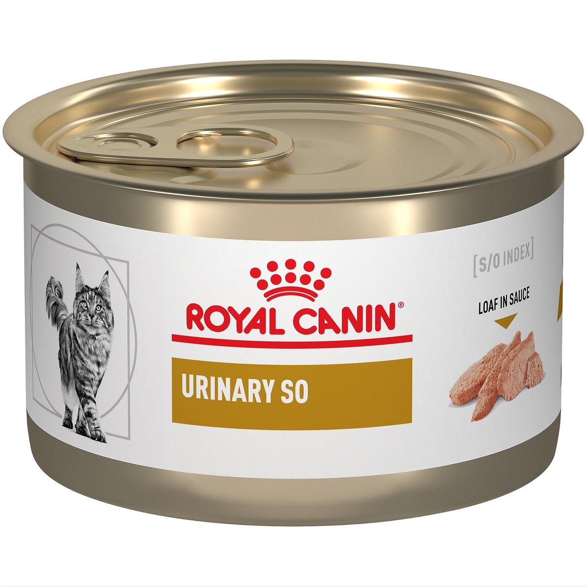 Royal Canin Veterinary Diet Urinary SO Loaf Pate Adult Wet Cat Food, 5.1-oz can, case of 24